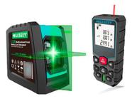 Kit Nivel Laser Verde e Trena Lazer Digital 40 Metros Mileseey
