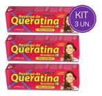 Kit Novex Recarga De Queratina 80g C/ 3 unidades