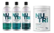 Kit Nutri Hidratação Profunda Completa 4 Passos 1L