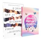 Kit O Jesus que as Mulheres Viram + Caderno Minhas Anotações Bíblicas Borboleta