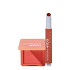 Kit Océane 4you Blush Cremoso Brink Peach Lip Balm Coral (2 produtos)