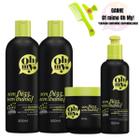 Kit Oh My Sem Frizz Sem Drama 500ml 4 Itens Vegano Liberado