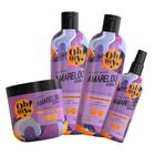 Kit Oh My Shampoo Cond. Máscara Fluido Amarelou Geral 500Ml