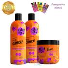 Kit Oh My Shampoo Condic. Máscara Rolou Química Vegano 500Ml