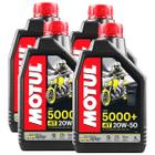 Kit Óleo 5000 20W50 Motul 4T