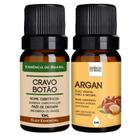 Kit Óleo Cravo + Argan 10ml - Essência Brasil