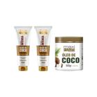 Kit Oleo De Coco Hidrat Int Maxihair 500Ml Shamp+Cond+Masc