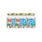 Kit óleo de coco sem sabor coco show 200ml c/ 3 - copra