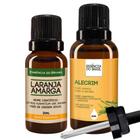 Kit Óleo Essen. Laranja Amarga 20ml + Vegetal Alecrim 30ml