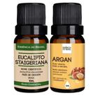 Kit Óleo Essencial Eucalipto + Argan 10ml - Brasil