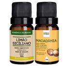 Kit Óleo Essencial Limão Siciliano + Macadâmia 10ml