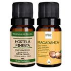 Kit Óleo Essencial Menta + Macadâmia 10ml - Essência Brasil