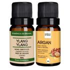 Kit Óleo Essencial Ylang Ylang + Óleo Argan 10ml Natural