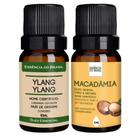 Kit Óleo Essencial Ylang Ylang + Óleo Vegetal Macadâmia 10ml