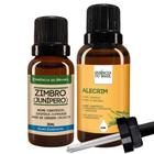 Kit Óleo Essencial Zimbro 20ml + Óleo Vegetal Alecrim 30ml - Essência do Brasil