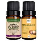 Kit Óleo Gerânio + Macadâmia 10ml - Essência Brasil