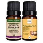 Kit Óleo Lavanda Francesa + Macadâmia 10ml - Essência Brasil