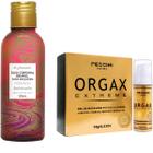 Kit Óleo Massagem Relaxante Morango E Potencializador 5 Em 1