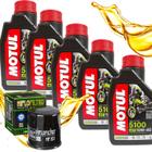 Kit Oleo Ninja XZ 14 / Ninja H2 Motul 5100 10w40 + Hiflo