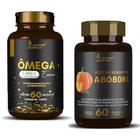 Kit Omega 3 Essence com Óleo de Semente de Abobora 60+60 cápsulas softgels - Alisson Nutrition