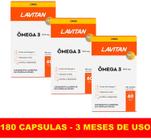 Kit Ômega 3 Lavitan 60 Capsulas 1000mg Óleo de Peixe 3 meses de uso