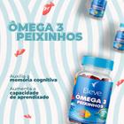 Kit Ômega 3 Peixinhos Infantil - 90 dias - 360 cápsulas Eleve Life