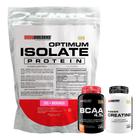 Kit Optimum Isolate Whey Protein 2Kg+ Bcaa 100G+ Power