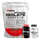 Kit Optimum Isolate Whey Protein 2kg + BCAA 100g + Power Creatina 100g - Bodybuilders