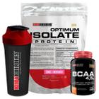 Kit Optimum Isolate Whey Protein 900G + Bcaa 100G - Bodybuilders