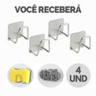 Kit Organizador Cozinha Suporte Porta Esponja Bucha Inox P/ Pia - Escolha Seu Kit - Gancho Para Esponja Ref