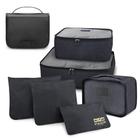 Kit Organizador de Malas 6 pcs + Necessaire c/ Gancho