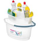 Kit Organizador Produto Limpeza + Balaio Balde Oval com Alça