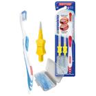 Kit Ortodôntico Escova dental Passa fio Escova Interdental DentalClean SÒ NA BABY e BABY