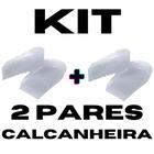 Kit Ortopedico 2 Pares Calcanheira Silicone Vinil Anti Impacto Desodorante - Uniflex