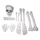Kit Ossos de Esqueleto Caveira Halloween - 12 Unidades