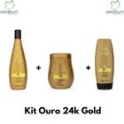 Kit Ouro 24k Gold Shampoo + Máscara + Leave-in - Clorofitum
