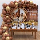 Kit Ouro Personalizado Festa Aniversário Cavalo 01-IMPAKTO VISUAL