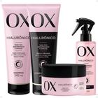 Kit Ox Hialurônico: Shampoo, Condicionador, Máscara e Spray