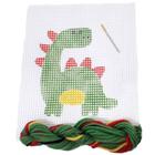 Kit p/ Aprender a Bordar - Dinossauro - Kits for Kids