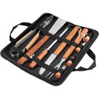 Kit p/ Churrasco em Aço Inox Com 10 pçs VONDER