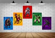 Adesivos Decorativos Homem Aranha Kit 5un Carro Parede Geek