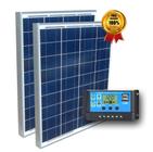 Kit Painel Placa Solar Para Caminhão Carrega Bateria 24v 12v - Resun