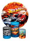 Kit Painel Redondo E Capas Cilindros Festas Hotwheels