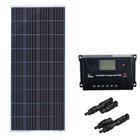 Kit Painel Solar 150w Com Controlador 20A Sun21 e MC4y