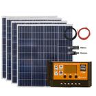 Kit Painel Solar 60w Resun 24V Controlador Azulzinho 30A
