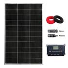 Kit Painel Solar Monocristalino 160W com Controlador de Carga 30A 12V/24V