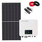 Kit Painel Solar Monocristalino 399kkWh/mês com Inversor 5kW 220V Livoltek