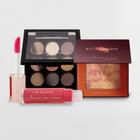 Kit Paleta de Sombras To Go Basic + Blush Sun Kissed + Brilho Labial Berry Pink (3 Produtos)