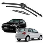 Kit Palheta Limpa Parabrisa Diant Tras Fiat Palio 2004/2010 - Force One