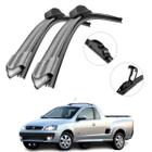 Kit Palheta Limpador de Parabrisa Dianteiro Montana 2003 a 2010 Chevrolet GM